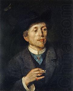 Self portrait, date unknown, National Gallery of Slovenia., Anton Azbe